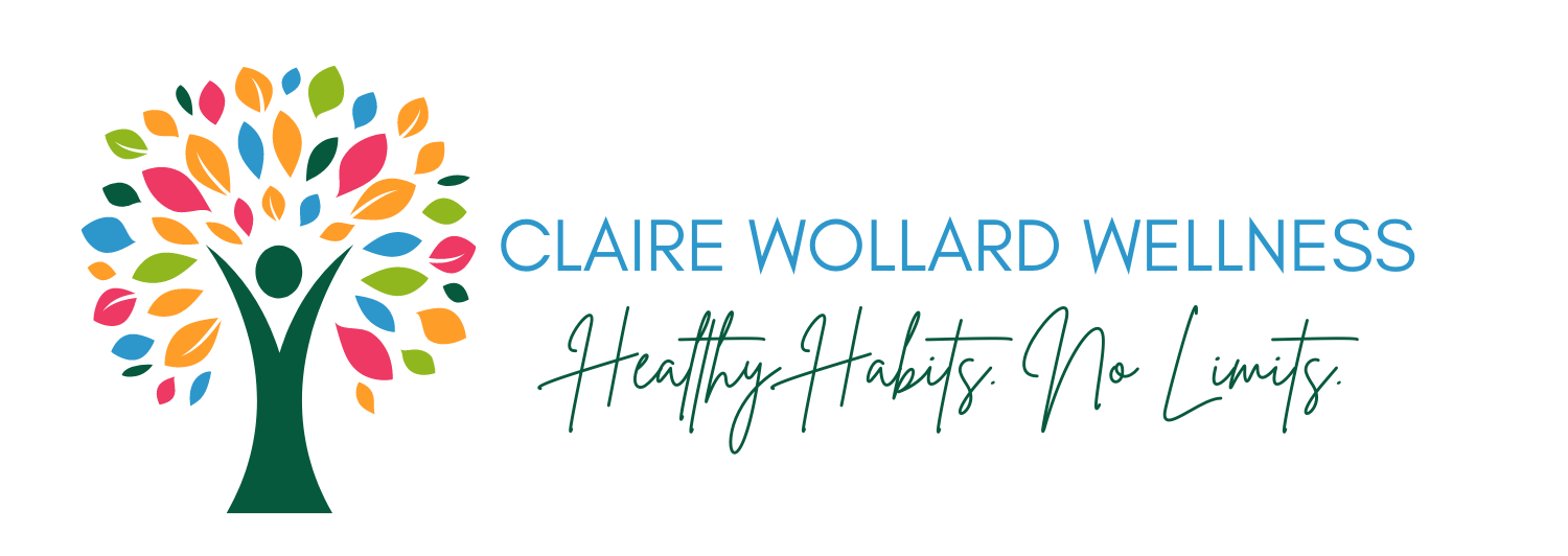 Claire Wollard Wellness Logo Horizontal